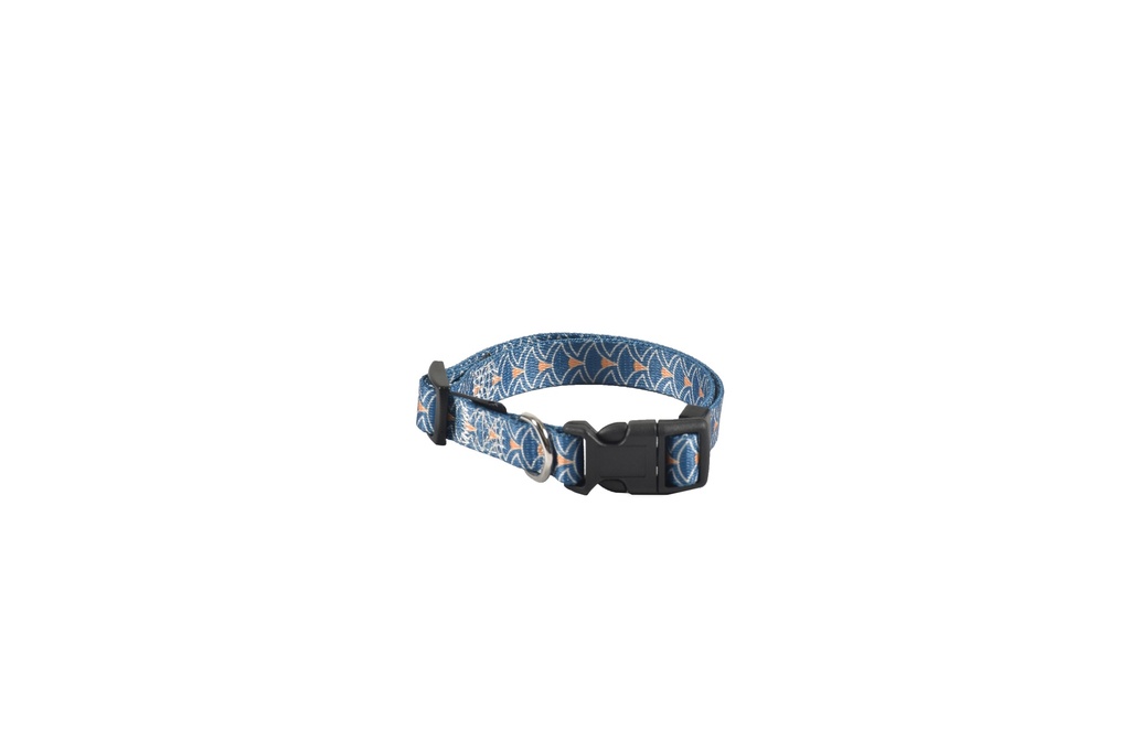 Bobby Geisha Collar Blue Medium