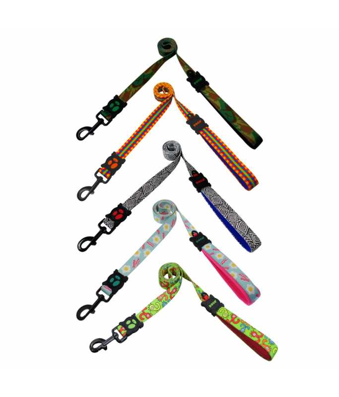 Doco LOCO Leash 4Feet Texture Lime Street Large