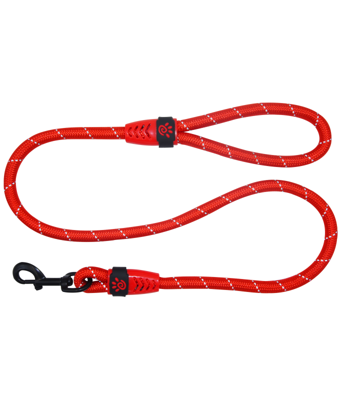 Doco Reflective Rope Leash Red Small