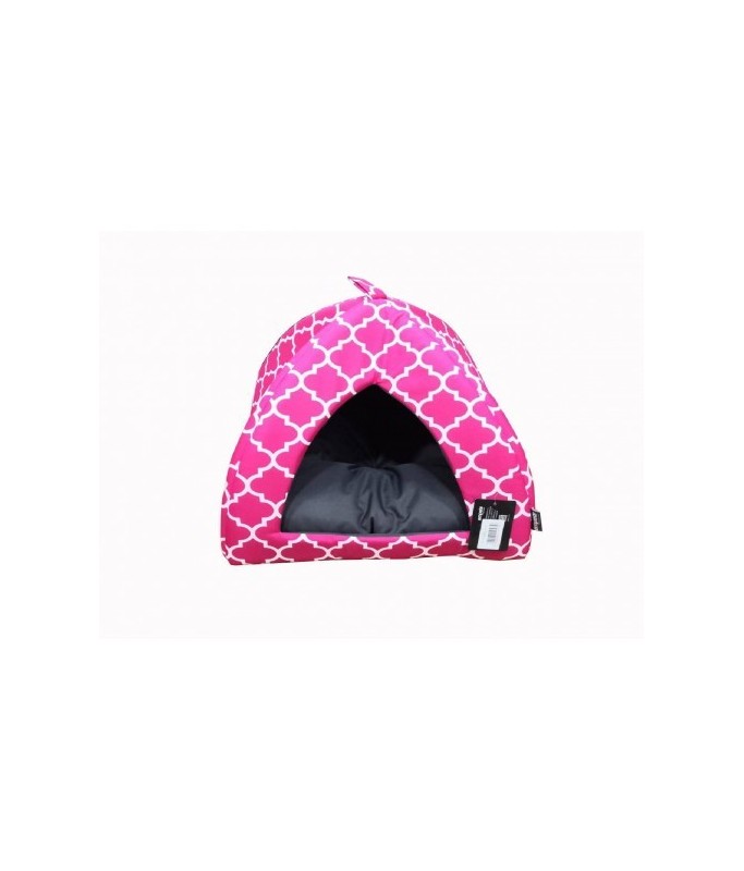 Empets House With Cushion Printed Pink 43x43x35cm