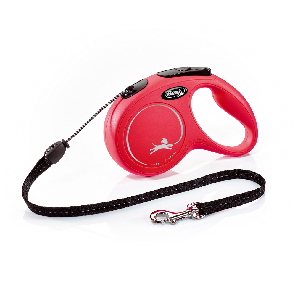 Flexi New Classic Cord Red Medium 5M