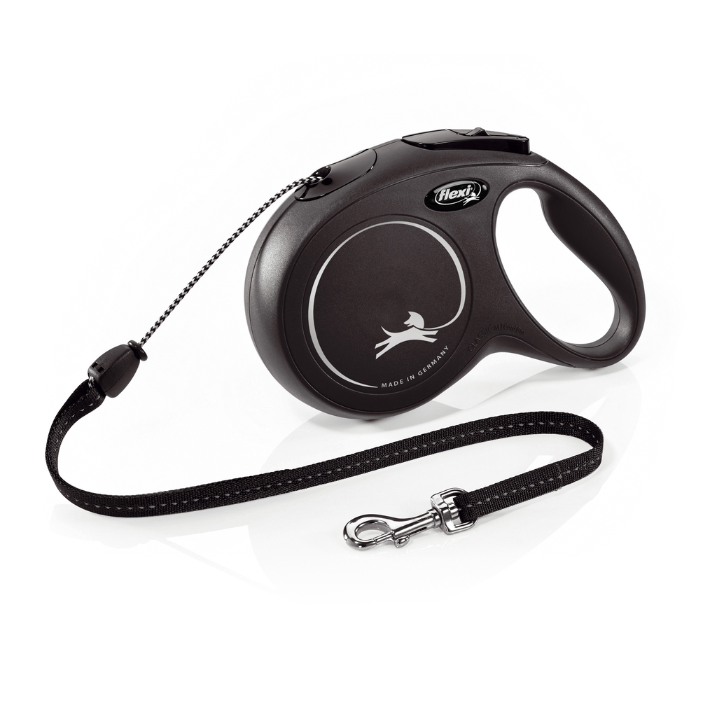 Flexi New Classic Cord Black Medium 8M