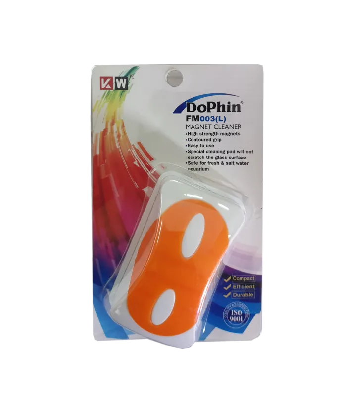 [FM003-L] KW Zone Dophin Floating Magnetic Cleaner Without Blade Sizes Large