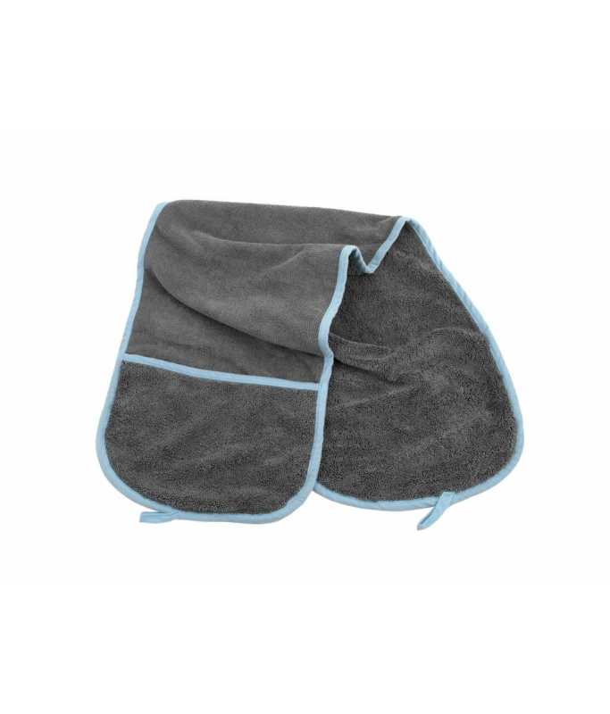 Furrish Microfleece Dog Towel Black / Blue