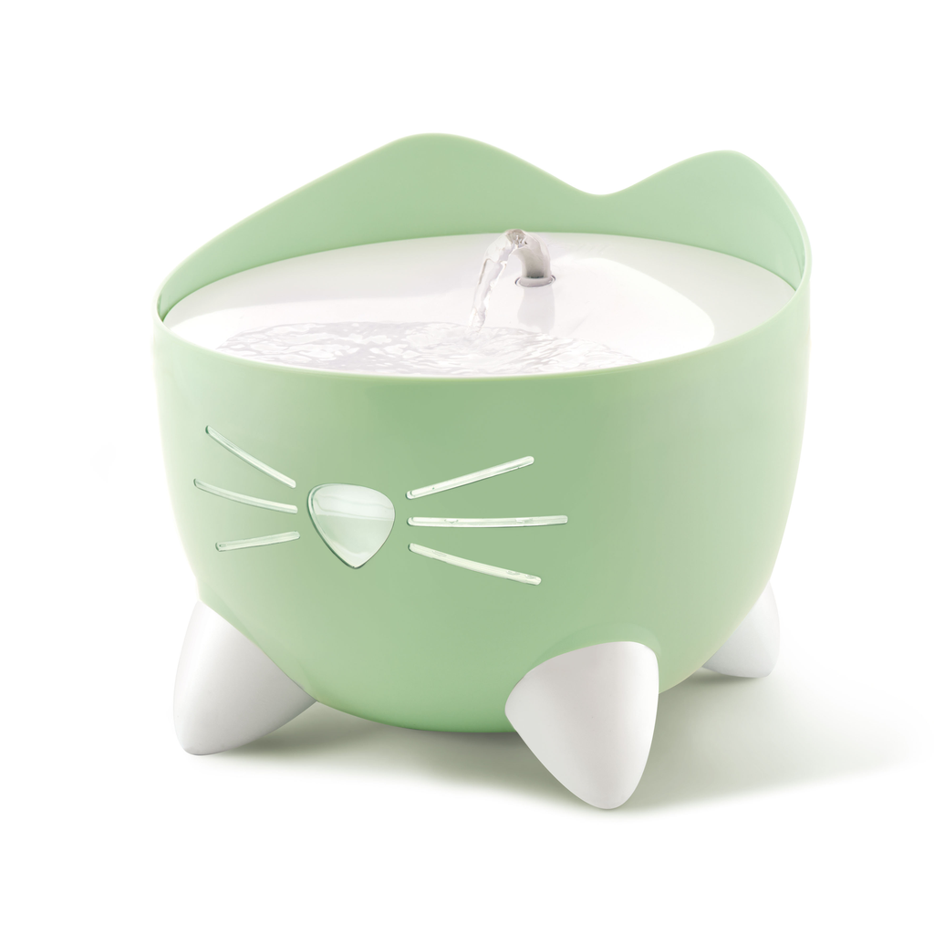 Catit PIXI Drinking Cat Water Fountain with Triple Filter Mint Green 2.5L