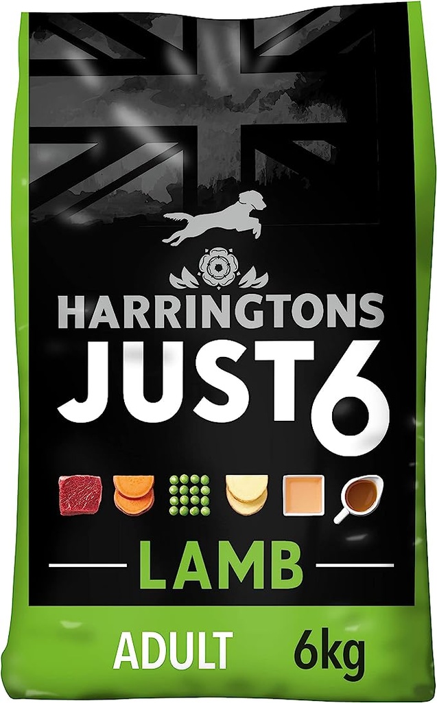 Harringtons Just 6 Lamb Grain Free Dry Dog Food 6kg