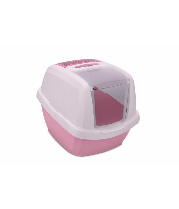 IMAC Maddy Junior Hooded Cat Toilet Pink 57x43x41cm
