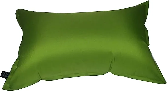Self Inflate Travel Pillow Camping Hiking Outdoor Tactical Survival Sleeping Spongy Oxford Green Colour