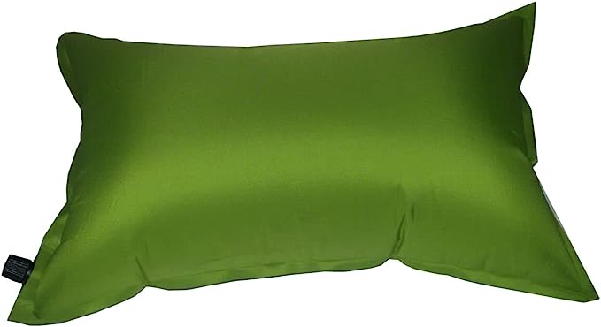 Self Inflate Travel Pillow Camping Hiking Outdoor Tactical Survival Sleeping Spongy Oxford Green Colour