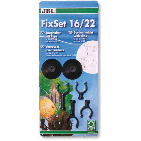 Jbl Fixset 16/22 Cristalprofi E1500/1 2 Suction & Spacers Set for External Filters