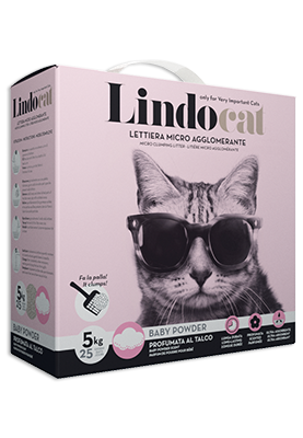 Lindocat Baby Powder Clumping Litters 5L