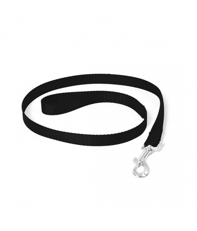 Duvo+ Nylon Dog Lead Black 100cm/20mm