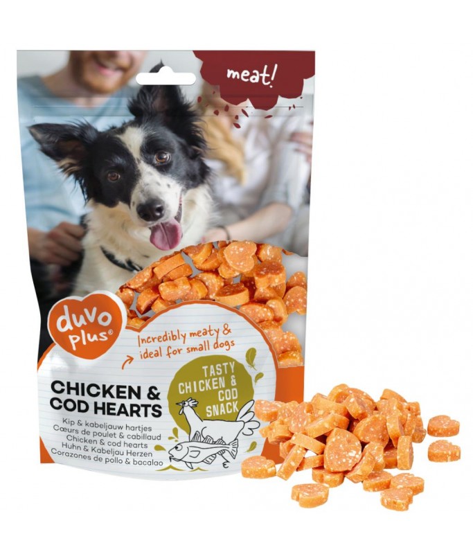Duvo+ Meat Chicken & C Hearts 180gm