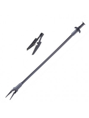 Aquarium Plastic Tong Yinsheng Fish Tank Plant Trimming Pickup & Feeding Tweezers Scissors Black Colour 50cm
