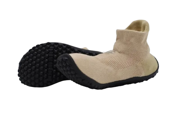 [LGN-YLW-XXL] Leguano Barefoot Flexible Shoes Biege Color XXL EU46-47 Made in Germany