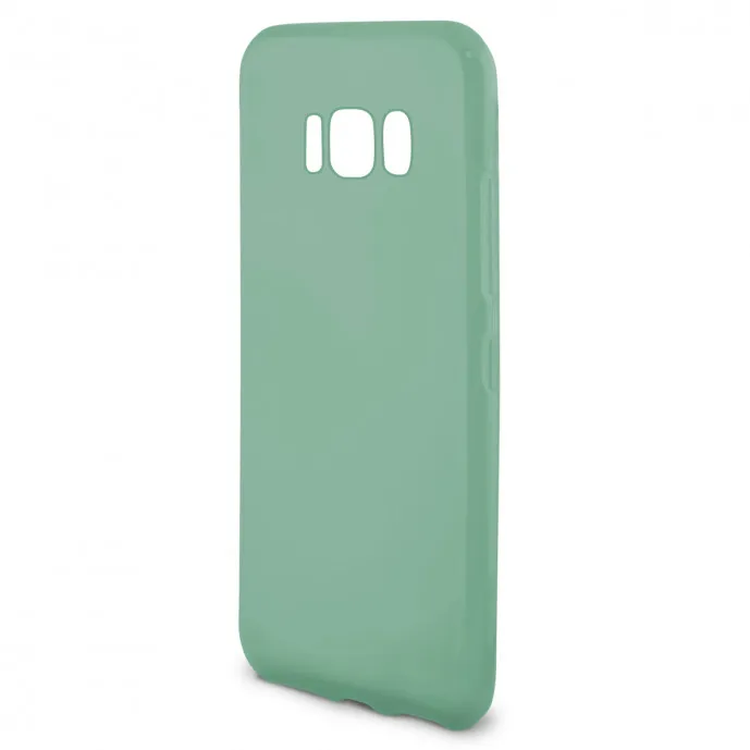 [SS8MSC-MINGRN] Samsung Galaxy S8 Matt Silicon Slim cover Slim Mint Green
