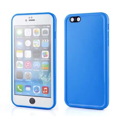 [6KU-6S-WP-BLU] iPhone 6/6S 4.7inch Full-Sealed Water-Shock-Dust & Snow Proof Cover Blue