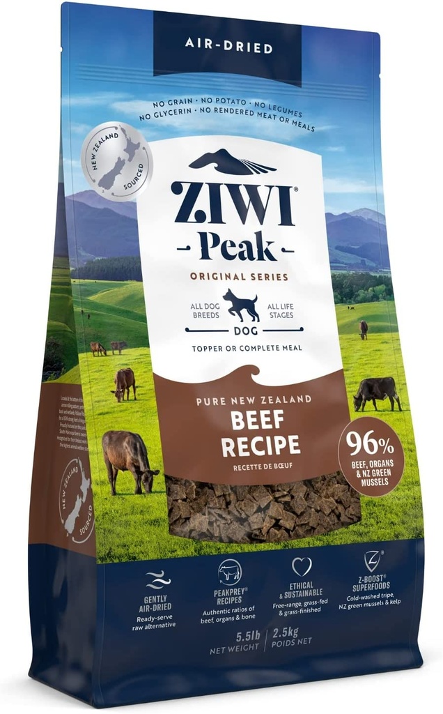 ZIWI Peak Dog Dry Food Beef 2.5kg