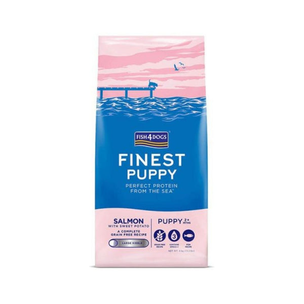 [300937-1.5kg] Fish4Dogs Puppy Salmon Sweet Potato Small Kibble 1.5kg