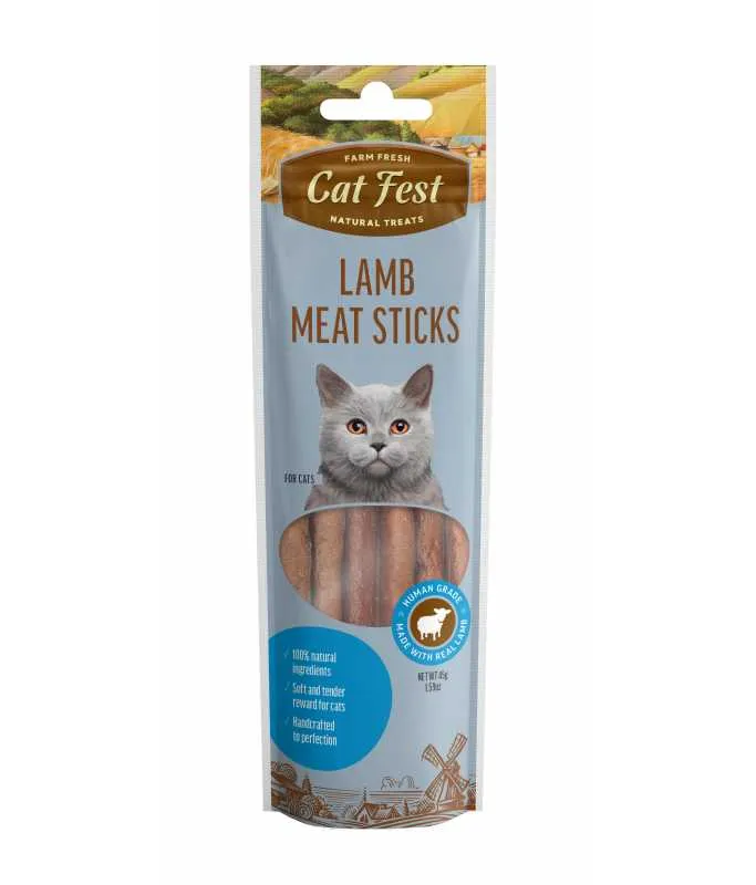 [79711564] Cat Fest Meat Sticks Lamb for Cat 45gm