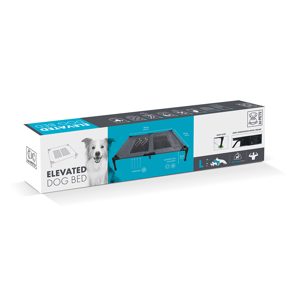 M-PETS Elevated Dog Bed Large
