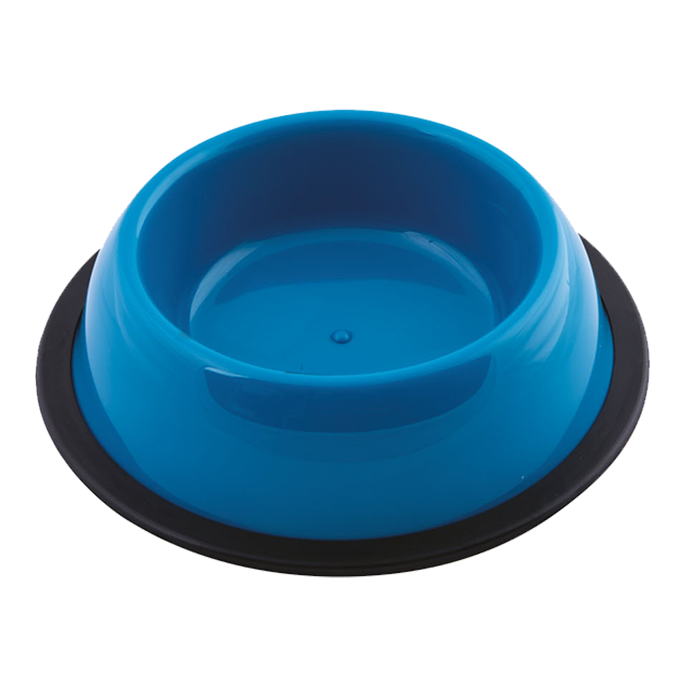 Georplast Silver Antislip Plastic Pet Bowl XL Assorted Colors