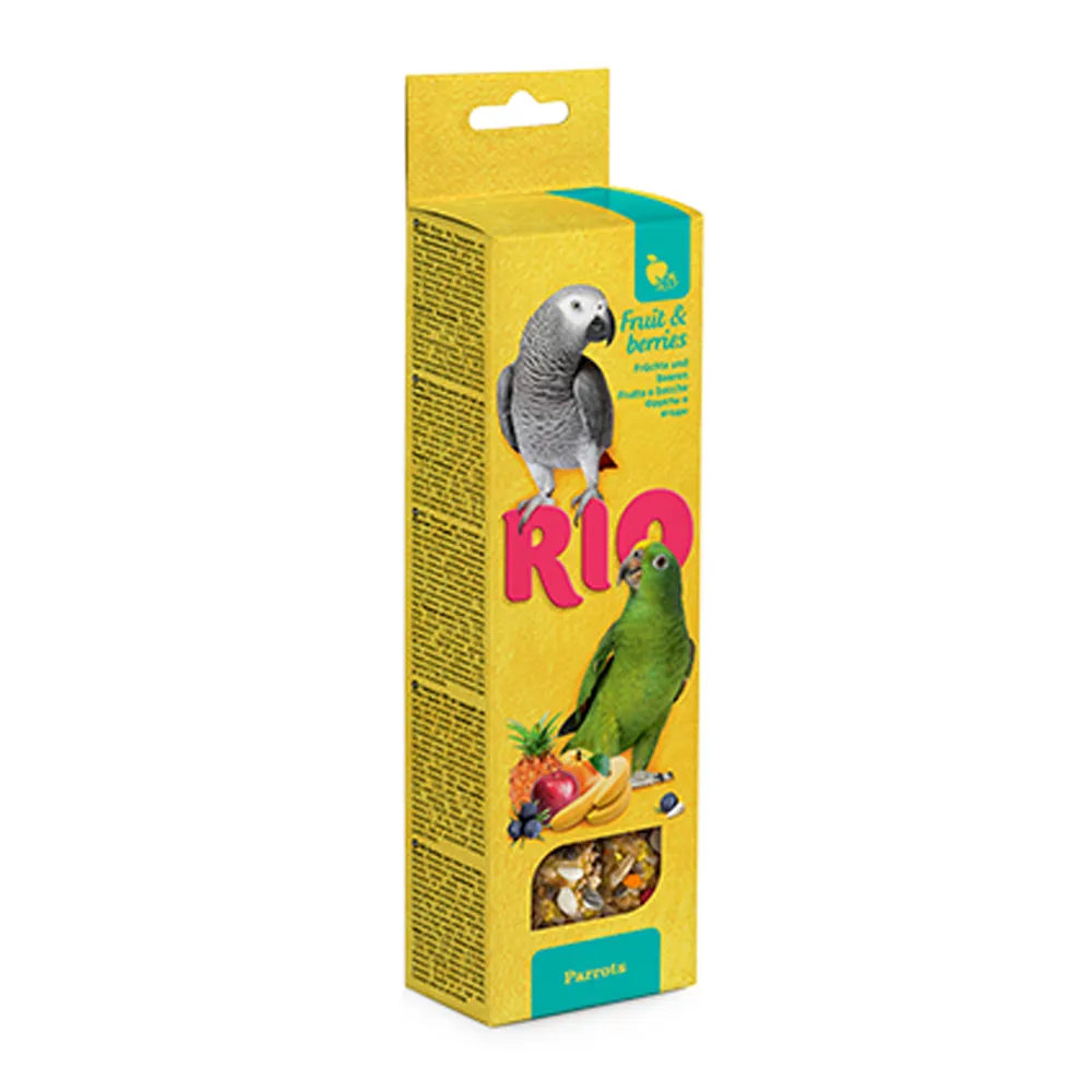 [4602533784370] RIO Sticks for Parrots with fruit and Berries 2x90gm