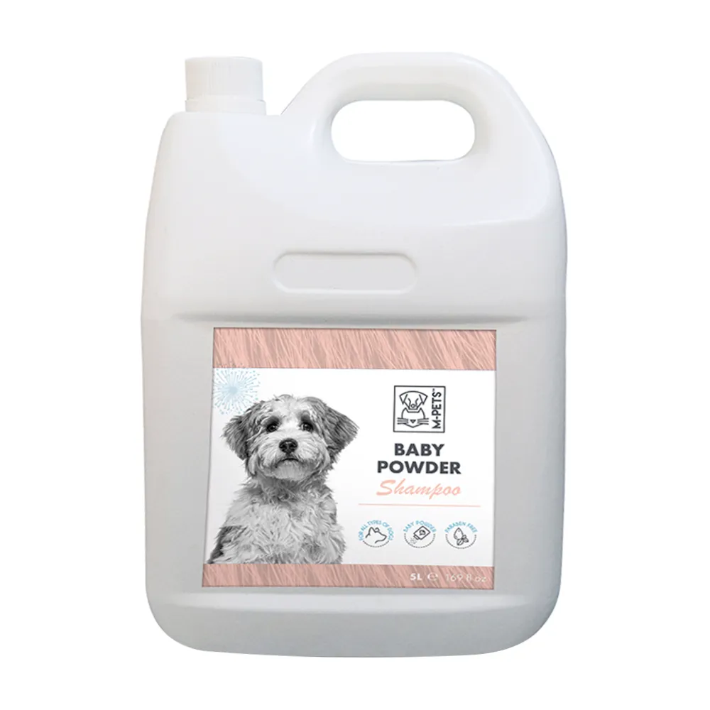 [6953182738527] M-PETS Baby Powder Shampoo 5L