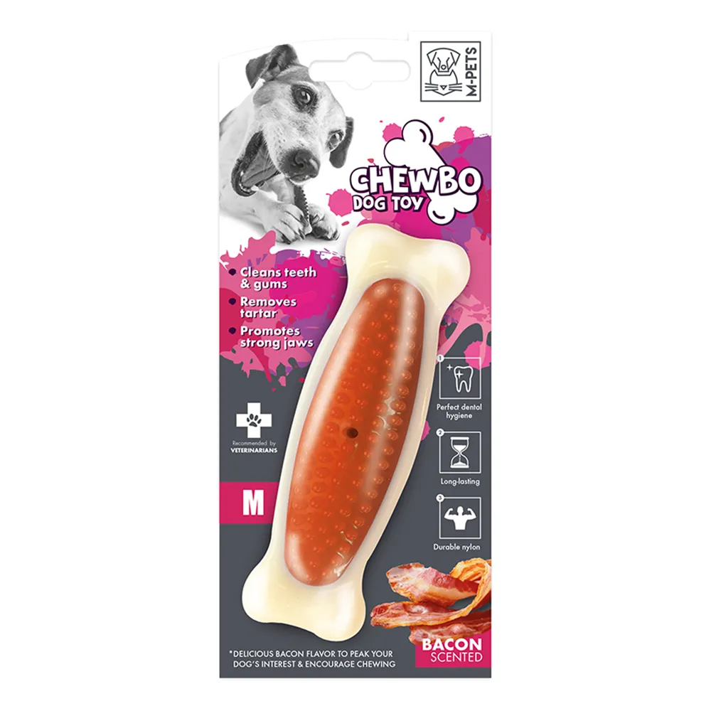 [6953182729228] M-PETS Chewbo Bone Dog Toy Medium