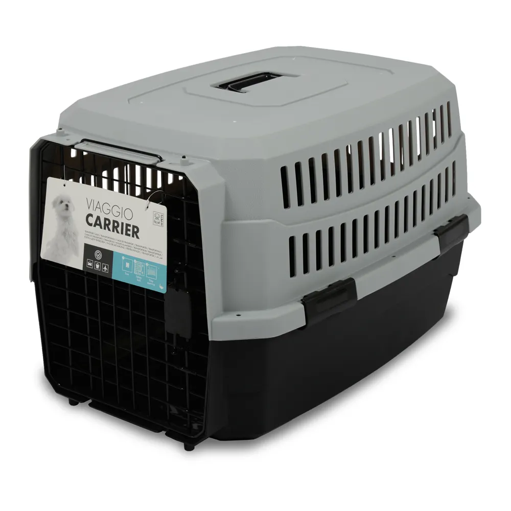 [5415341006300] M-PETS Viaggio Carrier Black / Grey Medium 68x47.6x42cm