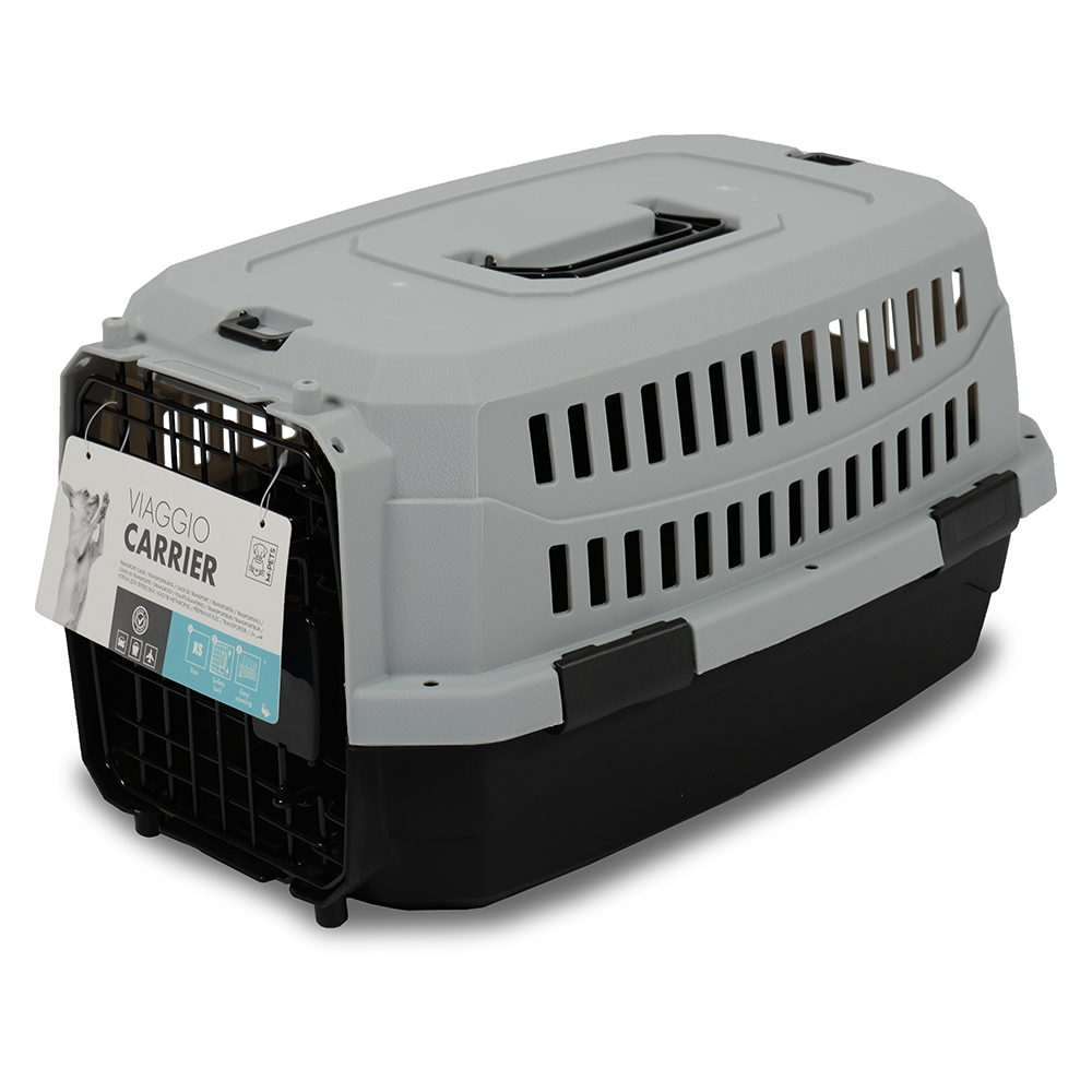 M-PETS Viaggio Carrier Black / Grey XS 48.3x32x25.4cm