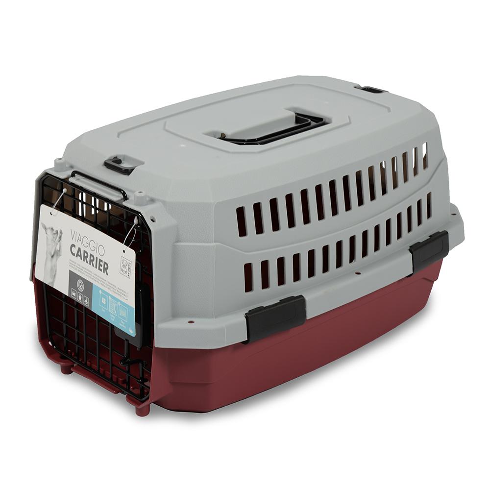 M-PETS Viaggio Carrier Red / Grey XS 3x32x25.4cm