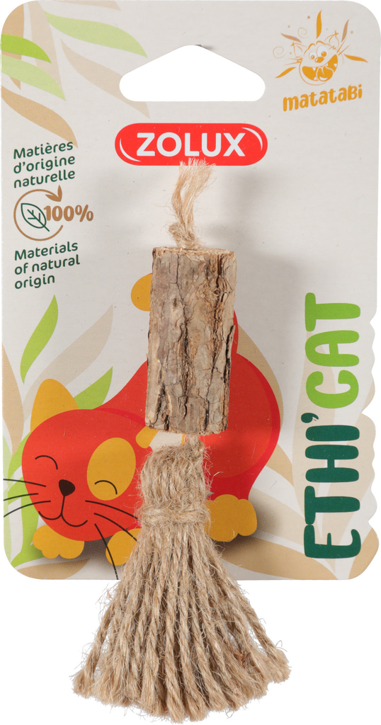 Zolux Ethicat Silver Vine Pompom Toy