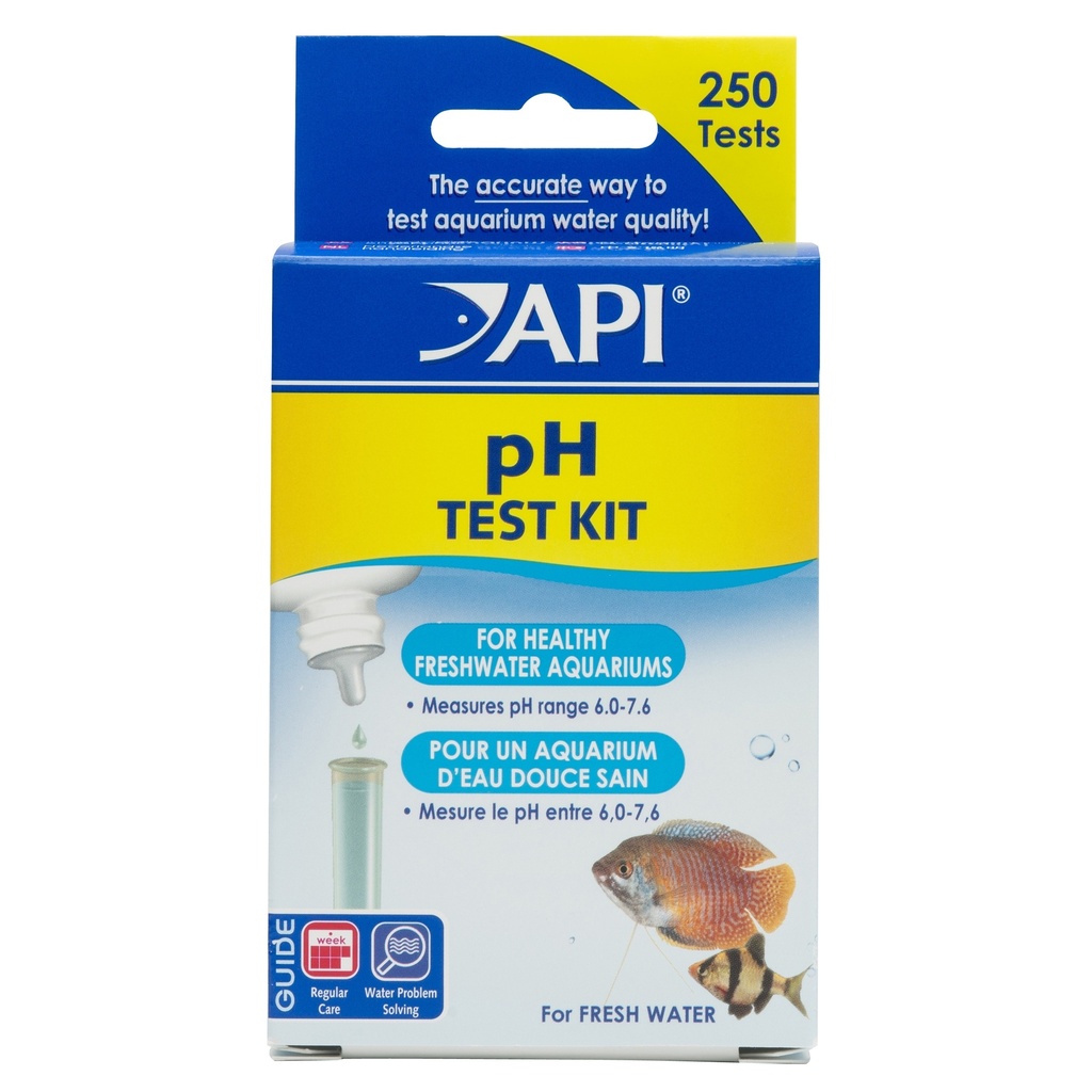 API pH Test Kit 6-7.6 Range 250 Count for Freshwater Aquarium