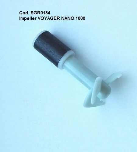 Sicce Voyager Nano 1000 (60Hz) Rotor +Stainless Steel Shaft + Rotating Mount