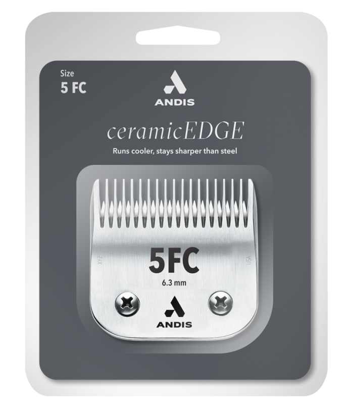 Andis CeramicEdge Detachable Blade 5FC / 6.3mm for Pet Animal Clippers