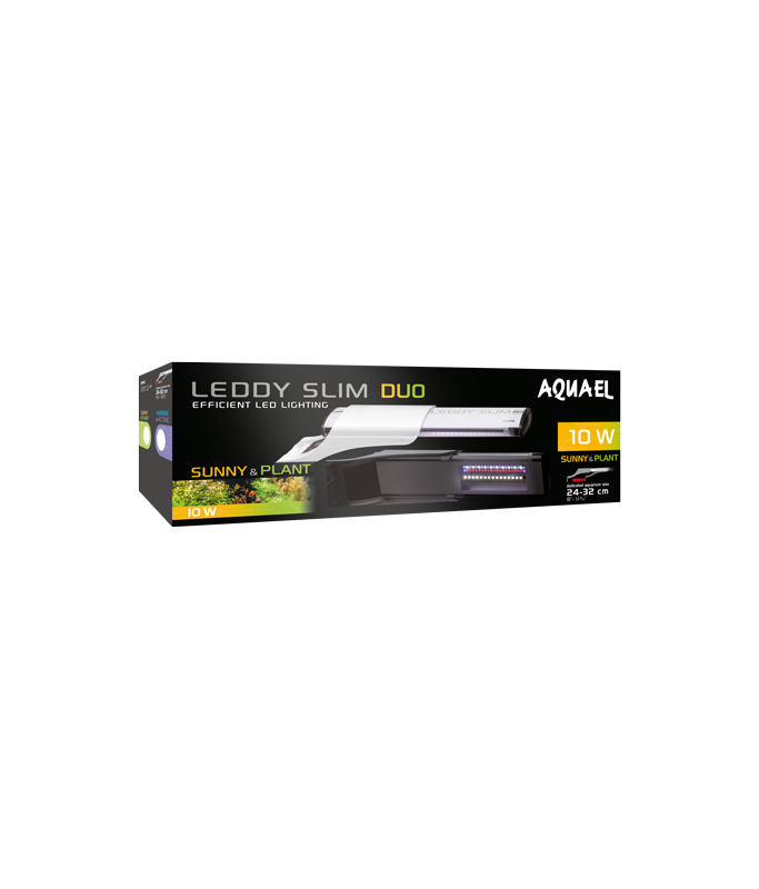 Aquael Leddy Slim Duo Sunny & Plant Black 10W