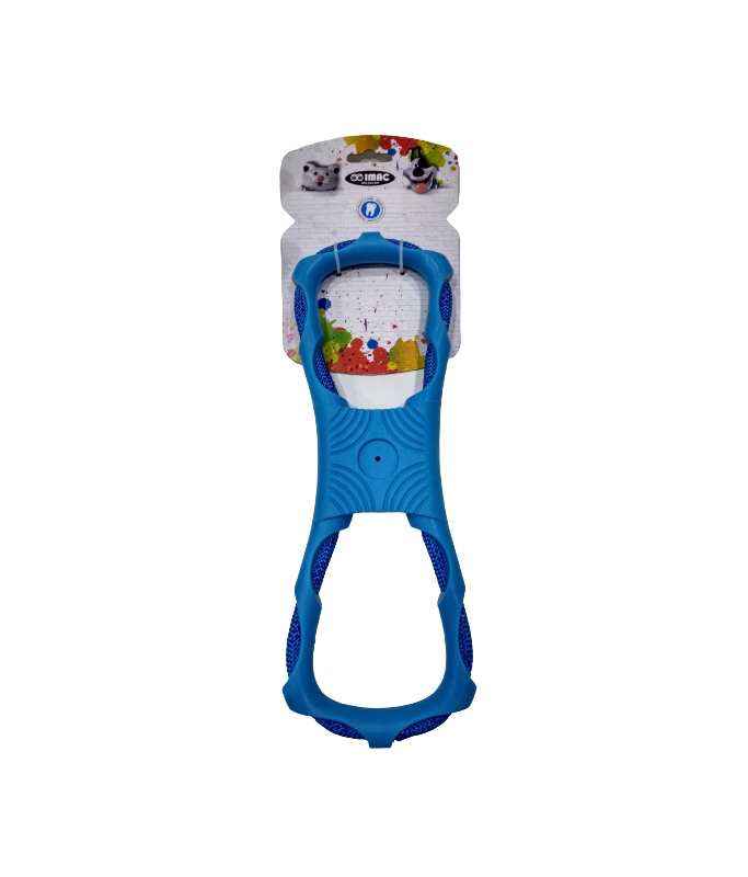IMAC Rubber Cord Pull Dog Toy 28.8x9cm