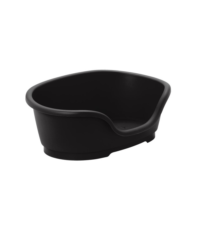 Moderna Plastic Cushion Domus Dog Bed Black XXL