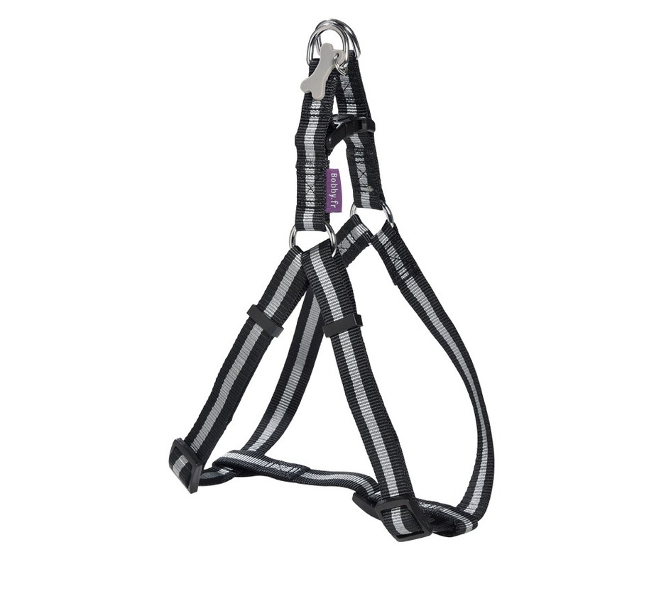 [BOHNARLE_99_020] Bobby Arlequin Classic Nylon Harness Black Medium