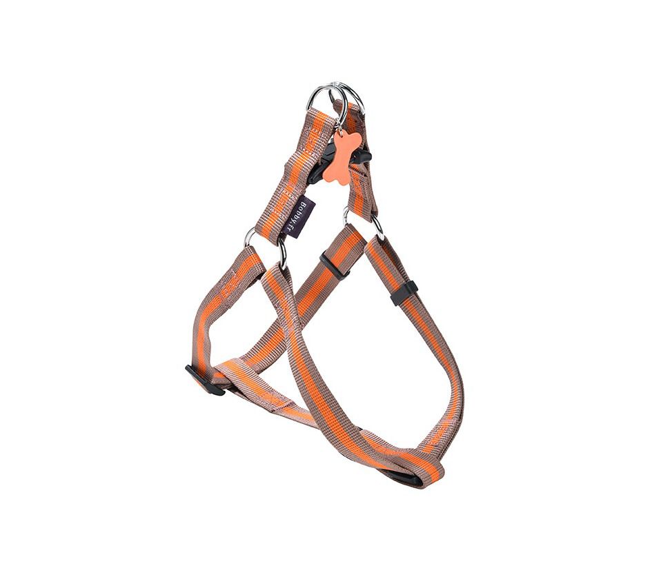 Bobby Arlequin Classic Nylon Harness Taupe Color XS