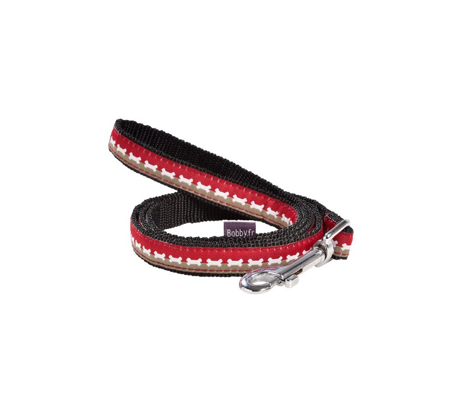 Bobby Bonjour Dog Leash Red Small 