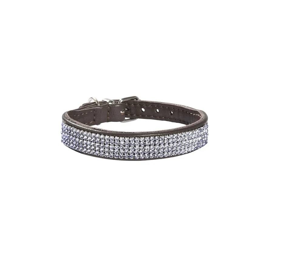 [BO07612-M-35] Bobby Crystal Princesse Collar Brown 35cm