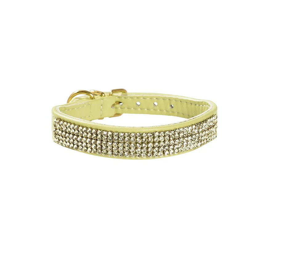 [BO07612-G-35] Bobby Crystal Princesse Collar Green 35cm