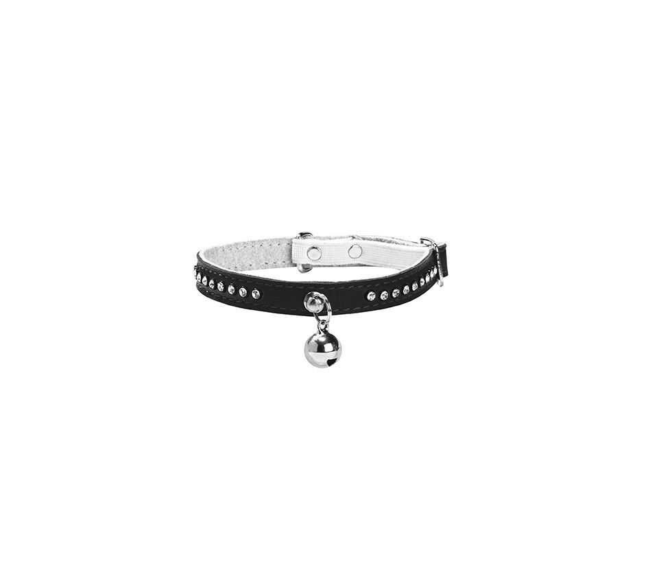 Bobby Eclat Cat Collar Black Neck Size 24/29cm
