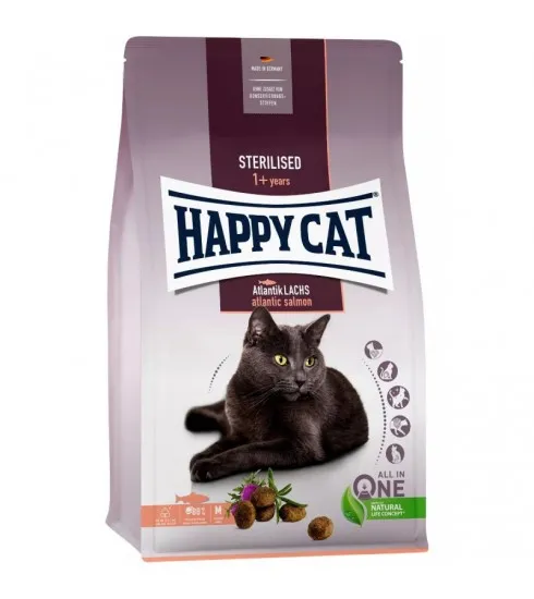Happy Cat Adult Sterilised Atlantic Salmon 4kg