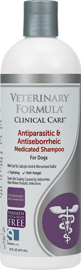 SynergyLabs Veterinary Formula Clinical Care Flea & Tick Shampoo for Dogs White16oz