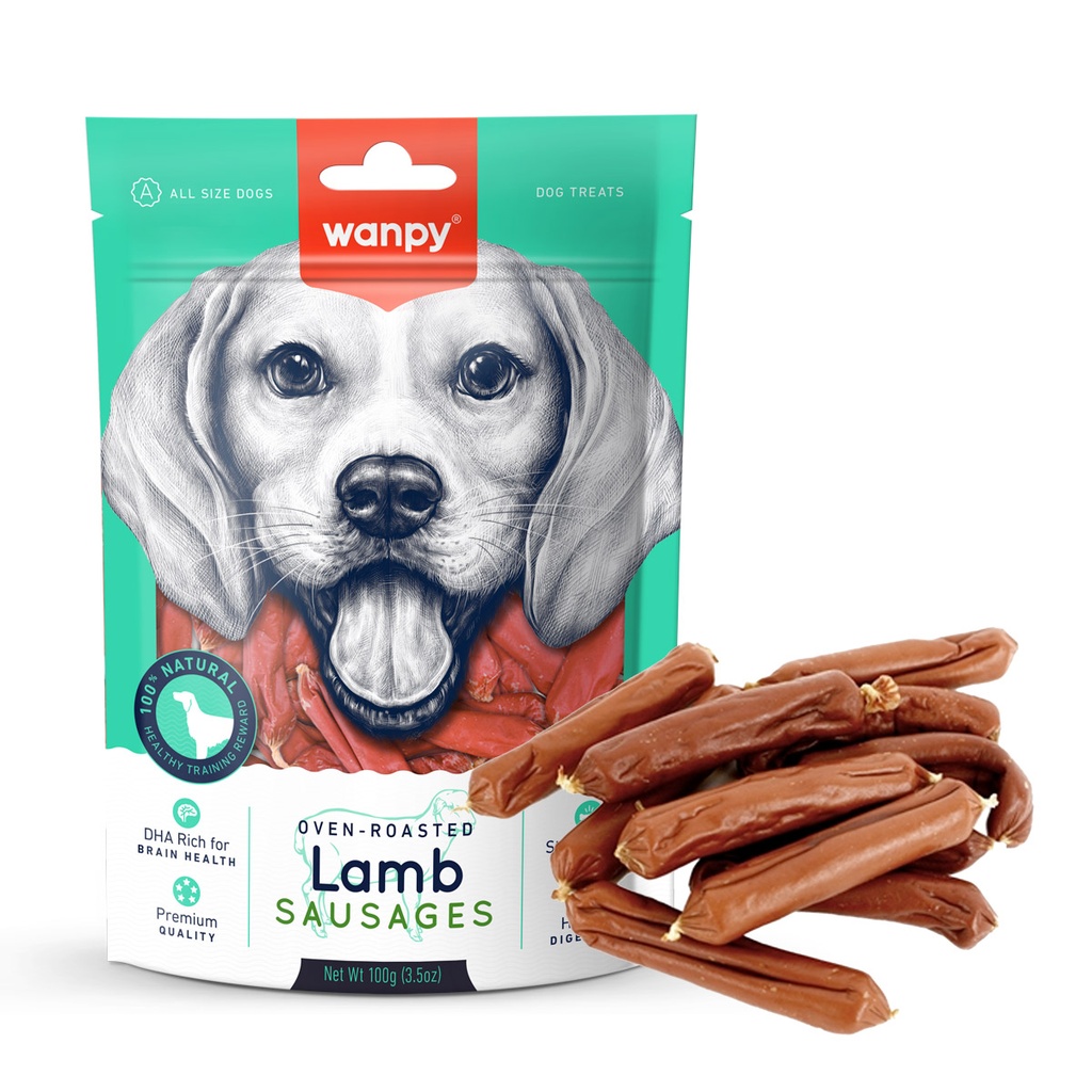Wanpy Lamb Sausages 100gm