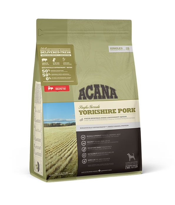 Acana Yorkshire Pork Dog Grain-Free Dry Food 2kg