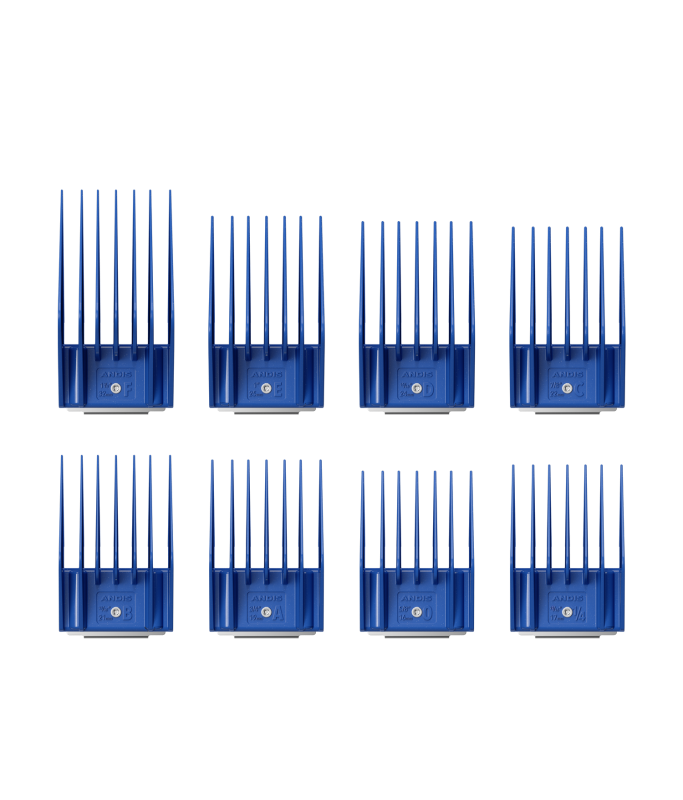 Andis Universal Attachment Pet Animal Coat Comb Set 8pcs